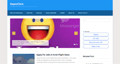 Desktop Screenshot of deporclick.com