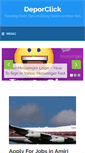 Mobile Screenshot of deporclick.com